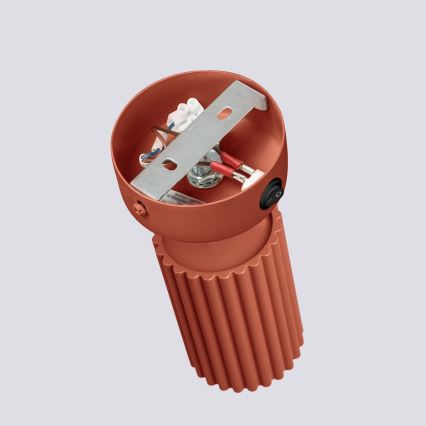 Wandspot KARBON 1xGU10/10W/230V rood