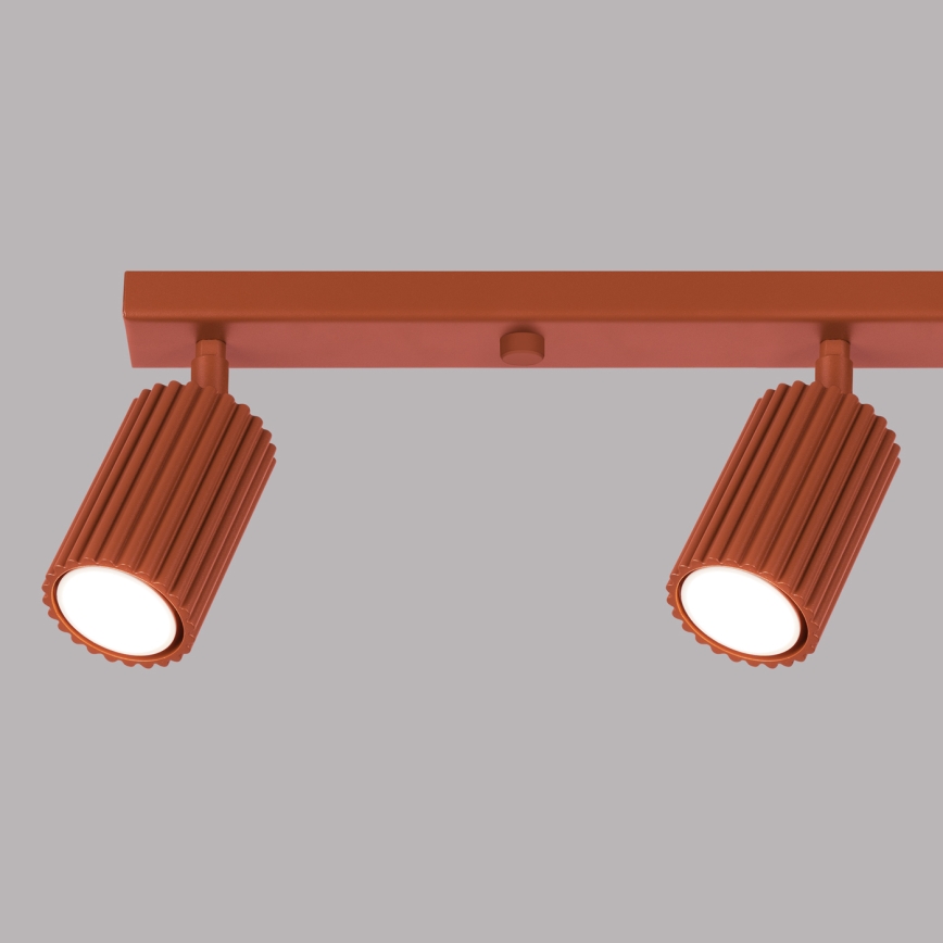 Spot KARBON 4xGU10/10W/230V rood