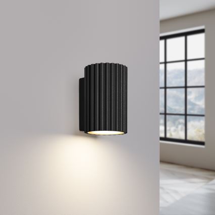 Wandlamp KARBON 1xGU10/10W/230V zwart