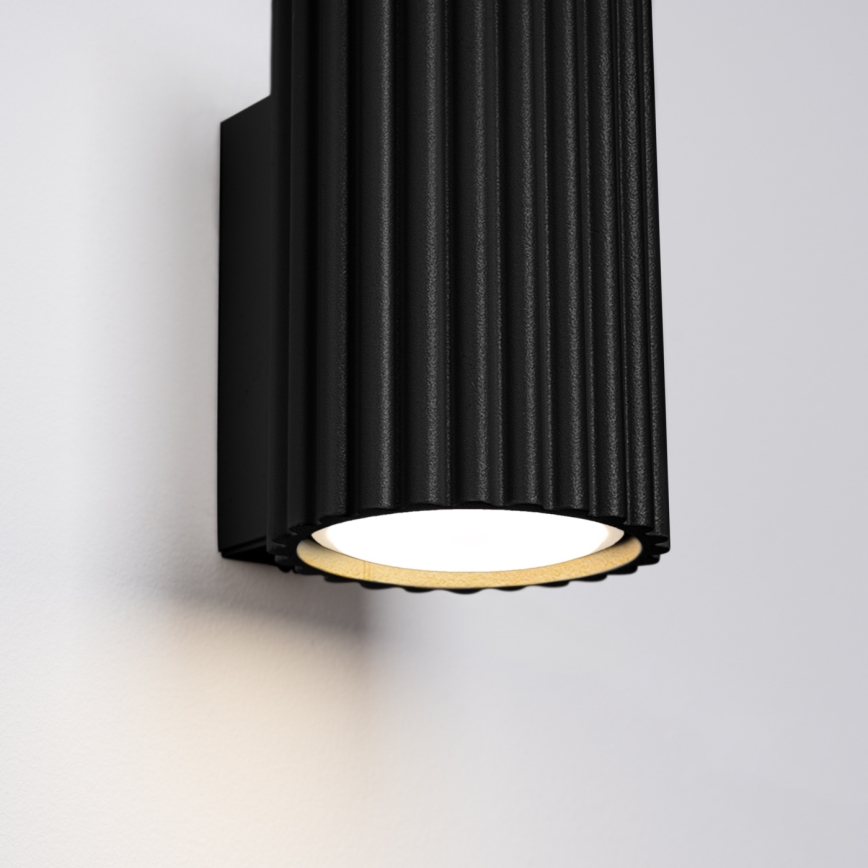 Wandlamp KARBON 1xGU10/10W/230V zwart