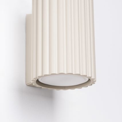 Wandlamp KARBON 1xGU10/10W/230V crème