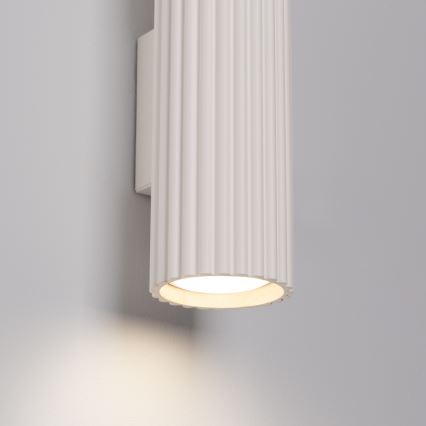 Wandlamp KARBON 2xGU10/10W/230V crème
