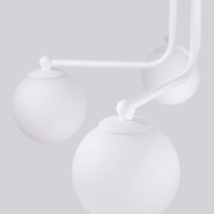 Hanglamp met vaste pendel ASTRAL 5xG9/8W/230V wit