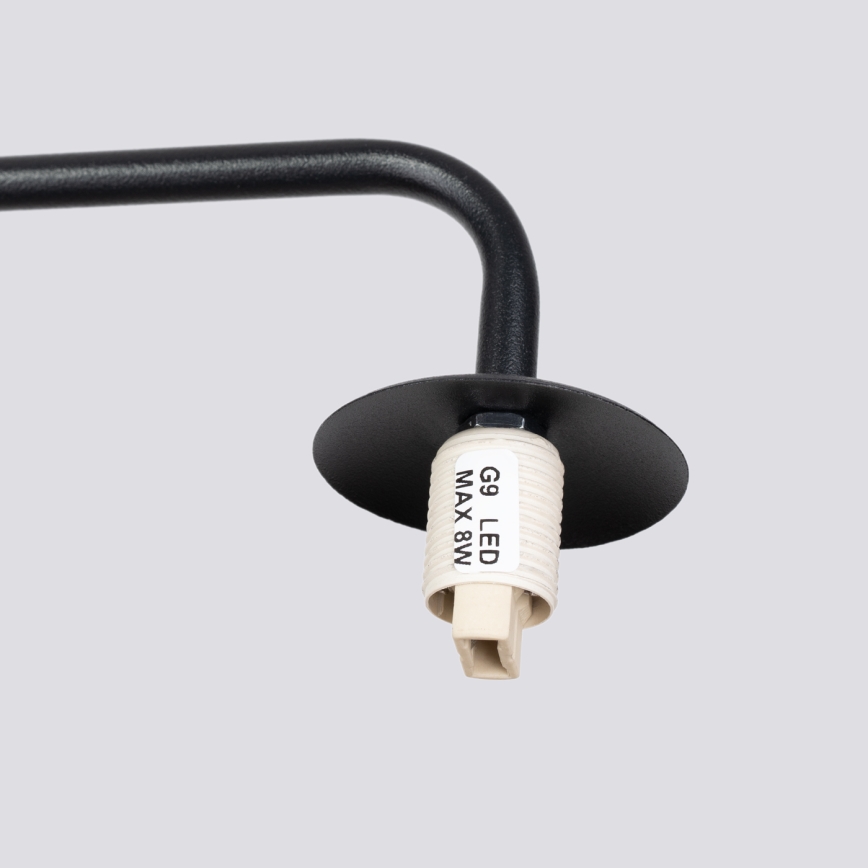 Wandlamp ASTRAL 1xG9/8W/230V zwart