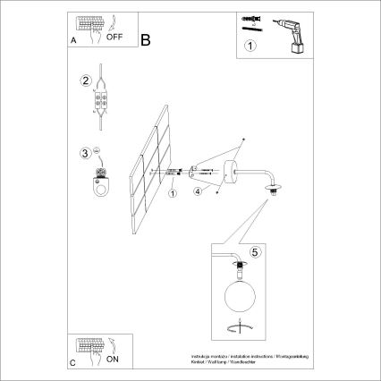 Wandlamp ASTRAL 1xG9/8W/230V zwart