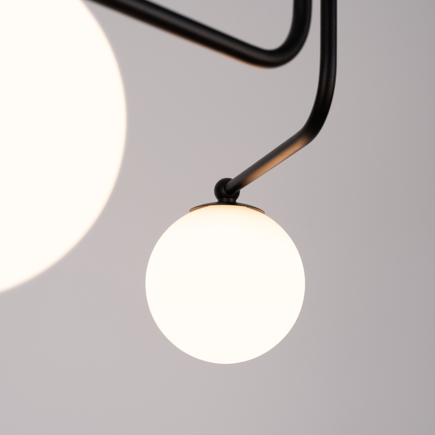 Hanglamp met vaste pendel ASTRAL 5xG9/8W/230V zwart