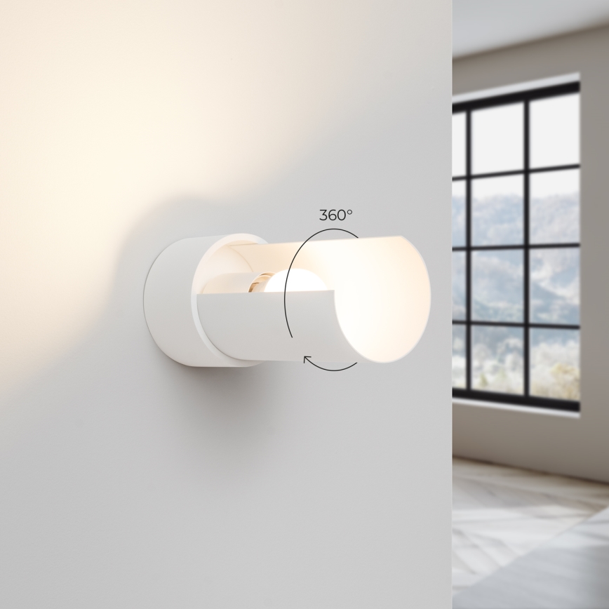Wandlamp FLASH 1xE27/15W/230V wit