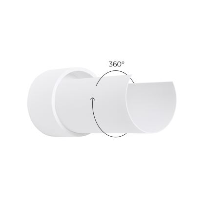 Wandlamp FLASH 1xE27/15W/230V wit