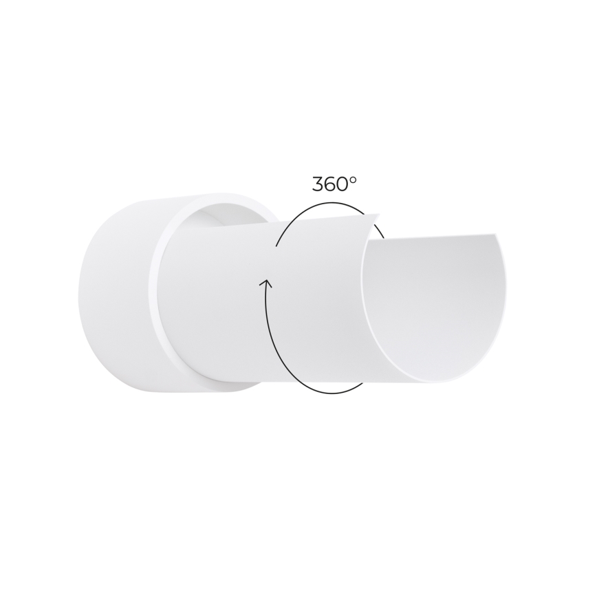 Wandlamp FLASH 1xE27/15W/230V wit