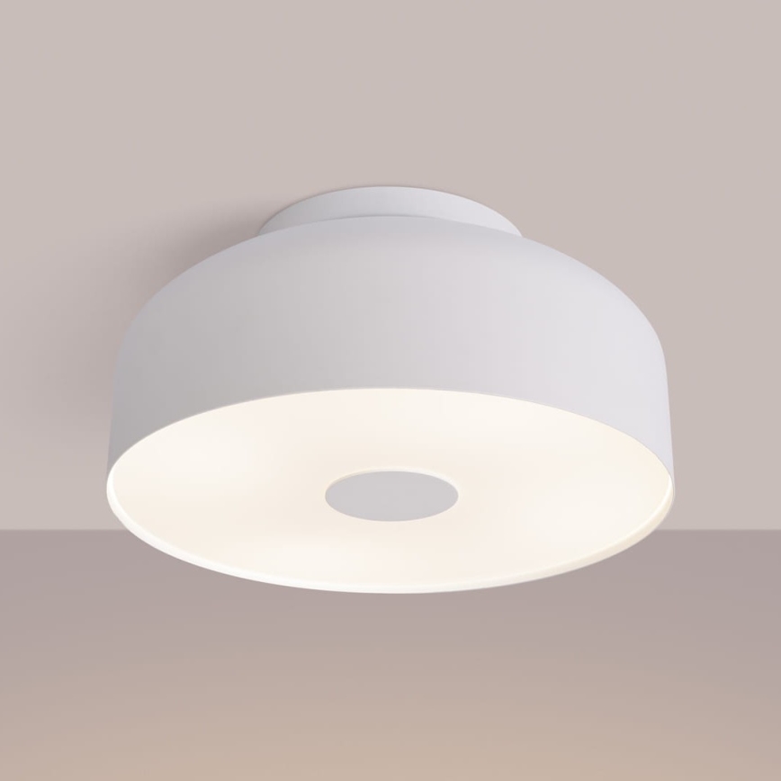 Plafondlamp OMIQ 4xE27/15W/230V Ø 30 cm wit