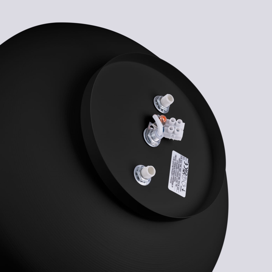 Plafondlamp OMIQ 4x E27/15W/230V Ø 30 cm zwart