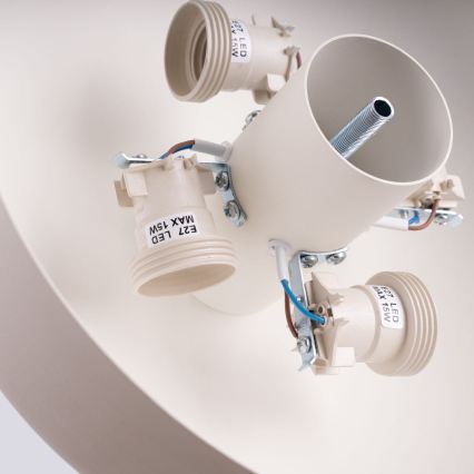 Plafondlamp OMIQ 4xE27/15W/230V Ø 30 cm crème