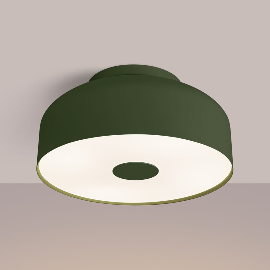 Plafondlamp OMIQ 4xE27/15W/230V Ø 30 cm groen