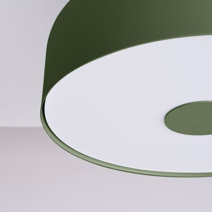 Plafondlamp OMIQ 4xE27/15W/230V Ø 30 cm groen