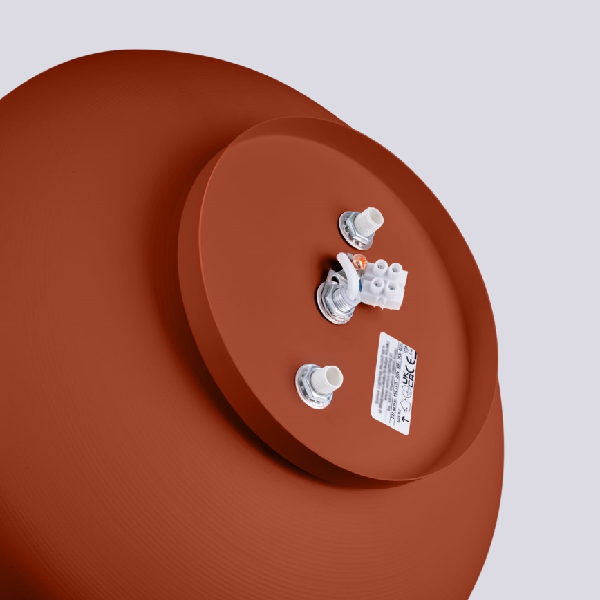 Plafondlamp OMIQ 4xE27/15W/230V Ø 30 cm rood