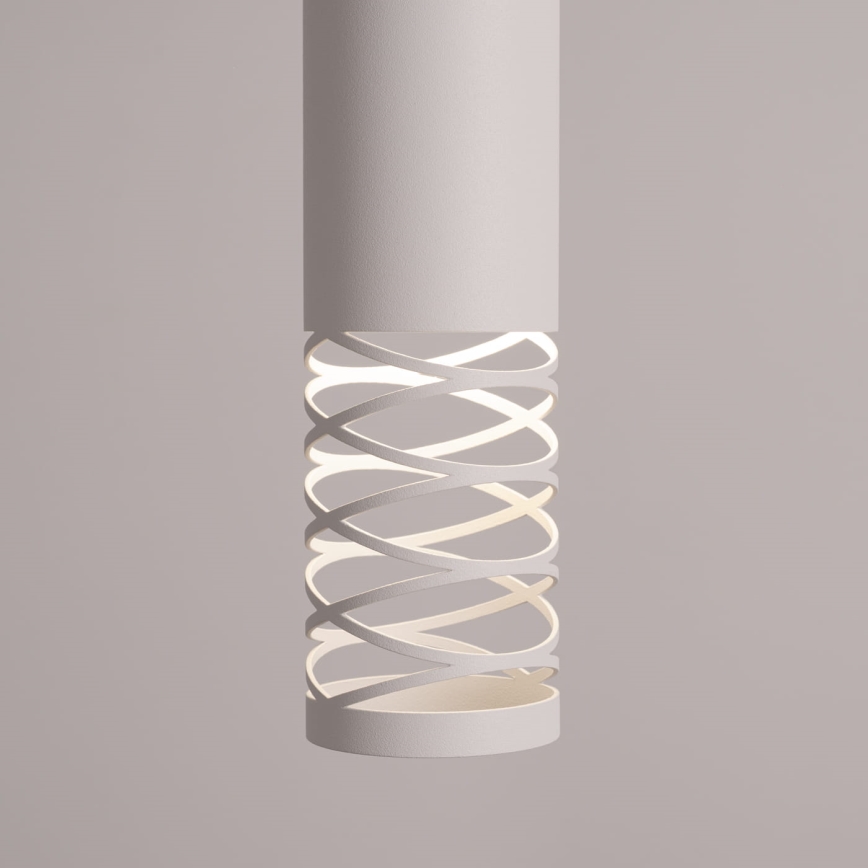 Hanglamp aan een koord LAMI 1xGU10/10W/230V wit