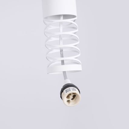 Hanglamp aan een koord LAMI 1xGU10/10W/230V wit