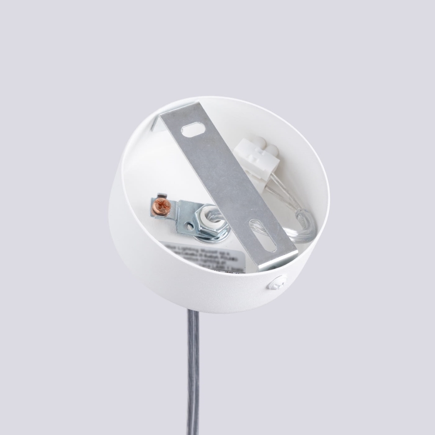 Hanglamp aan een koord LAMI 1xGU10/10W/230V wit