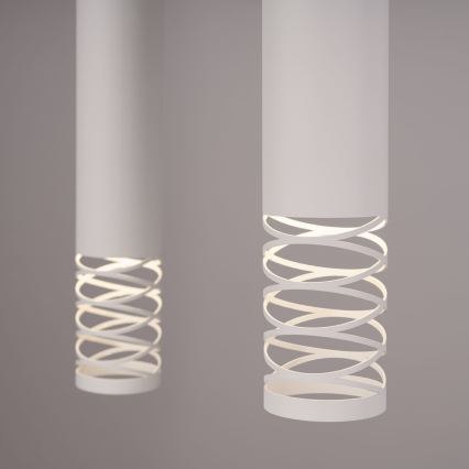 Hanglamp aan een koord LAMI 3xGU10/10W/230V wit