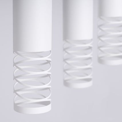 Hanglamp aan een koord LAMI 3xGU10/10W/230V wit