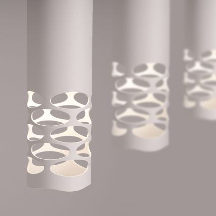 Hanglamp aan een koord LIRO 3xGU10/10W/230V wit