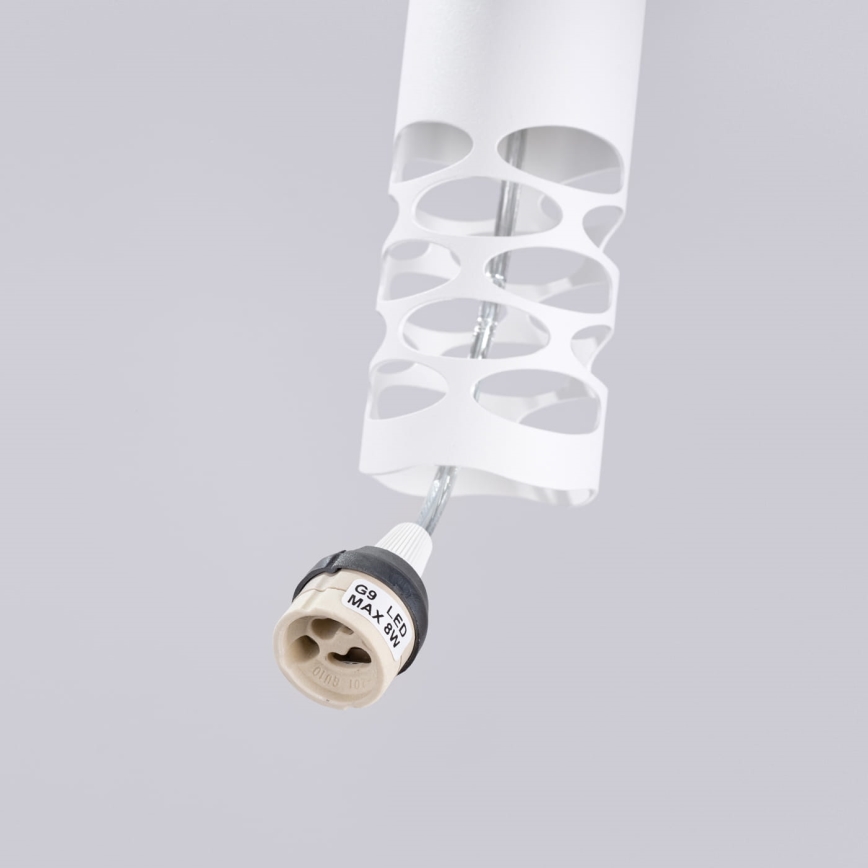 Hanglamp aan een koord LIRO 3xGU10/10W/230V wit