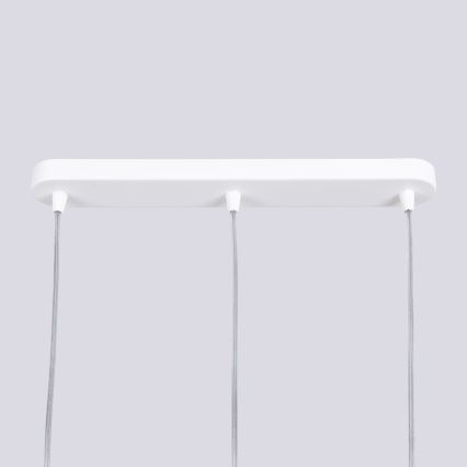 Hanglamp aan een koord LIRO 3xGU10/10W/230V wit