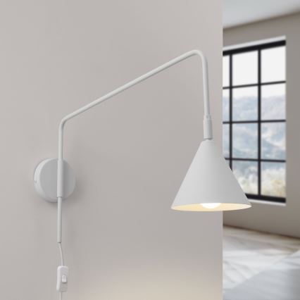 Wandlamp NOX 1xE14/10W/230V wit