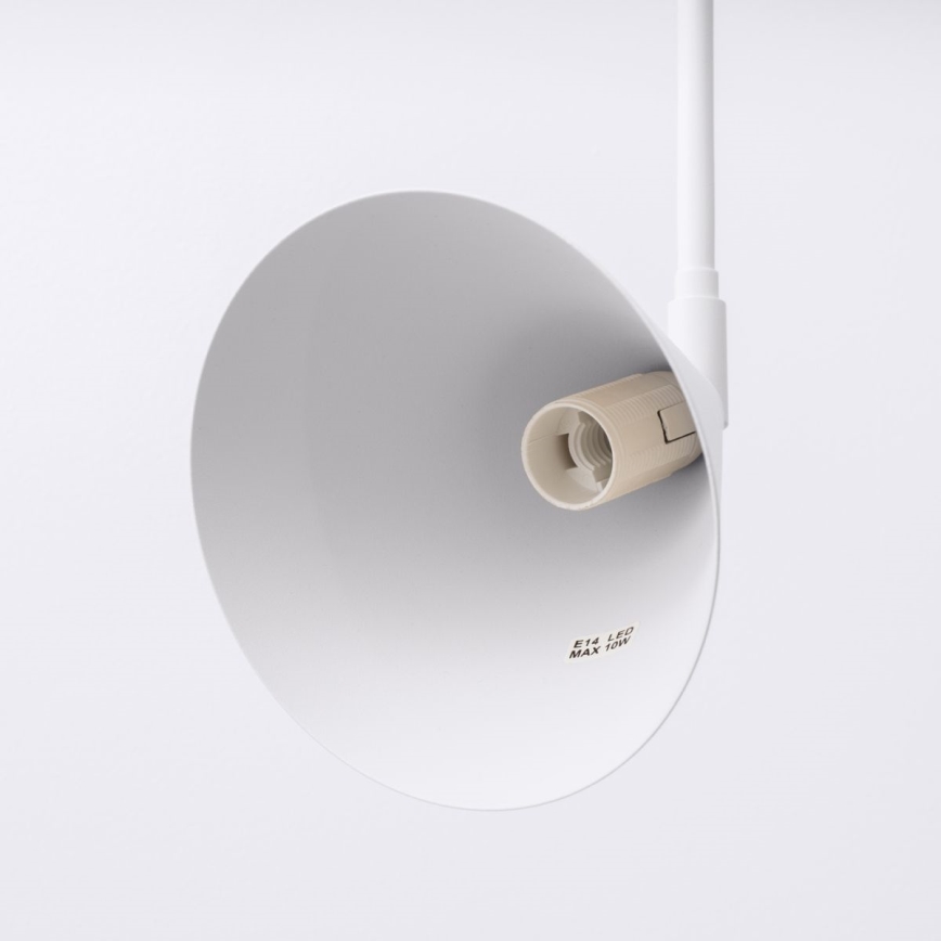 Wandlamp NOX 1xE14/10W/230V wit