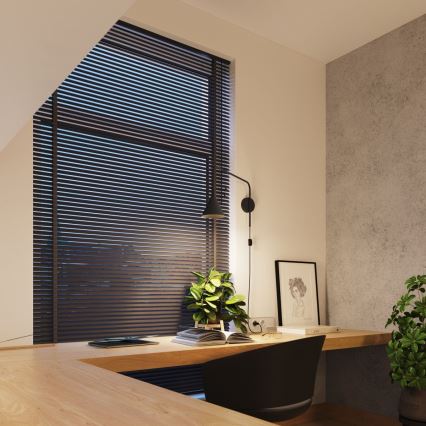 Wandlamp NOX 1xE14/10W/230V zwart