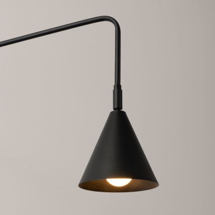 Wandlamp NOX 1xE14/10W/230V zwart