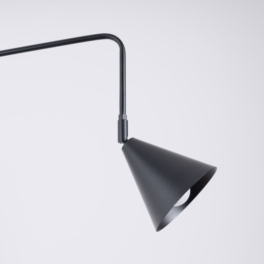 Wandlamp NOX 1xE14/10W/230V zwart