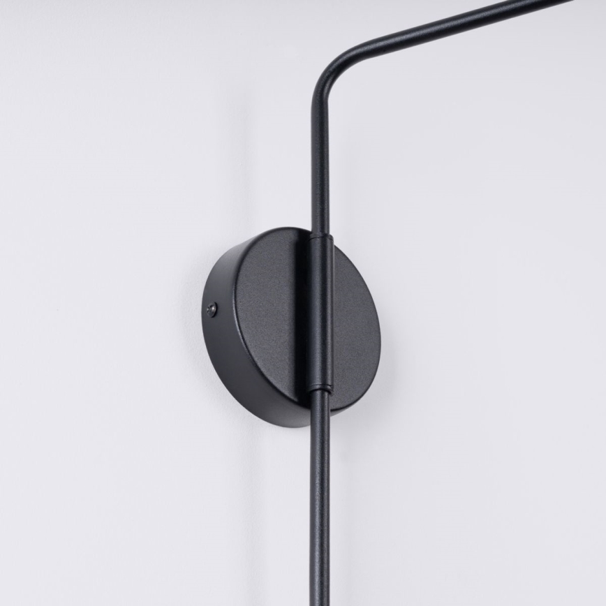 Wandlamp NOX 1xE14/10W/230V zwart