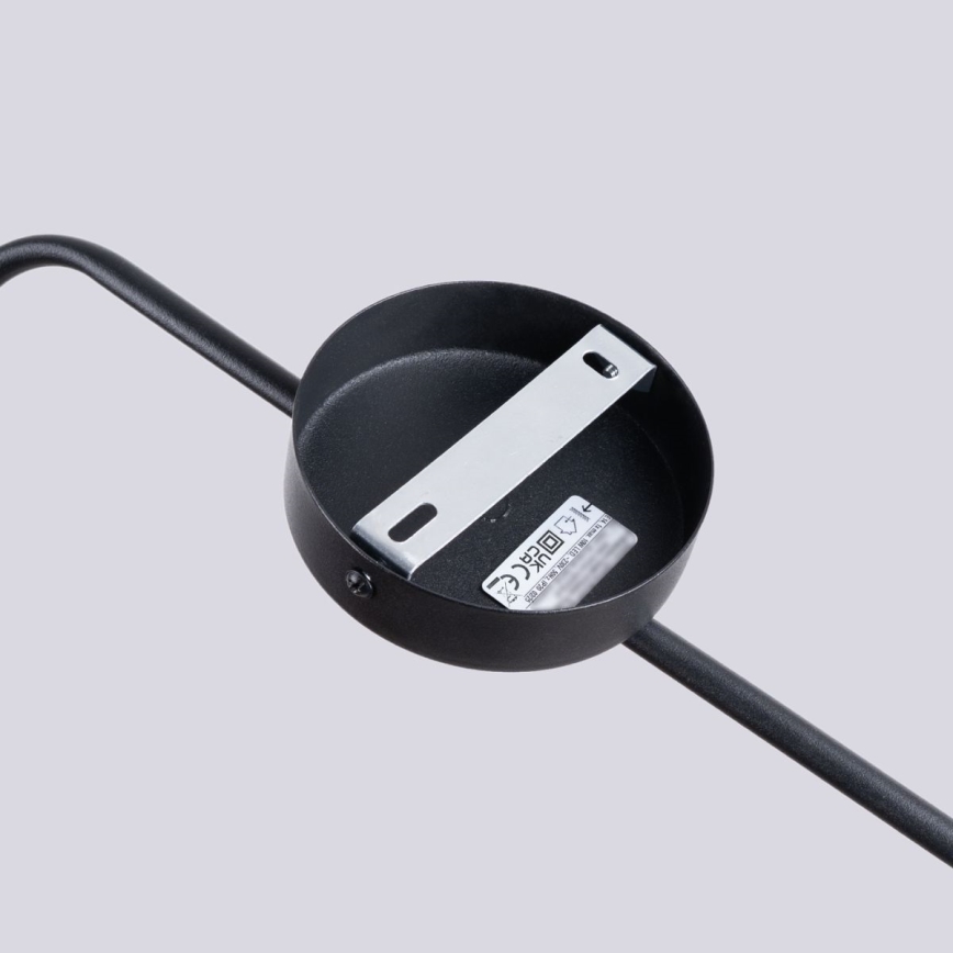 Wandlamp NOX 1xE14/10W/230V zwart
