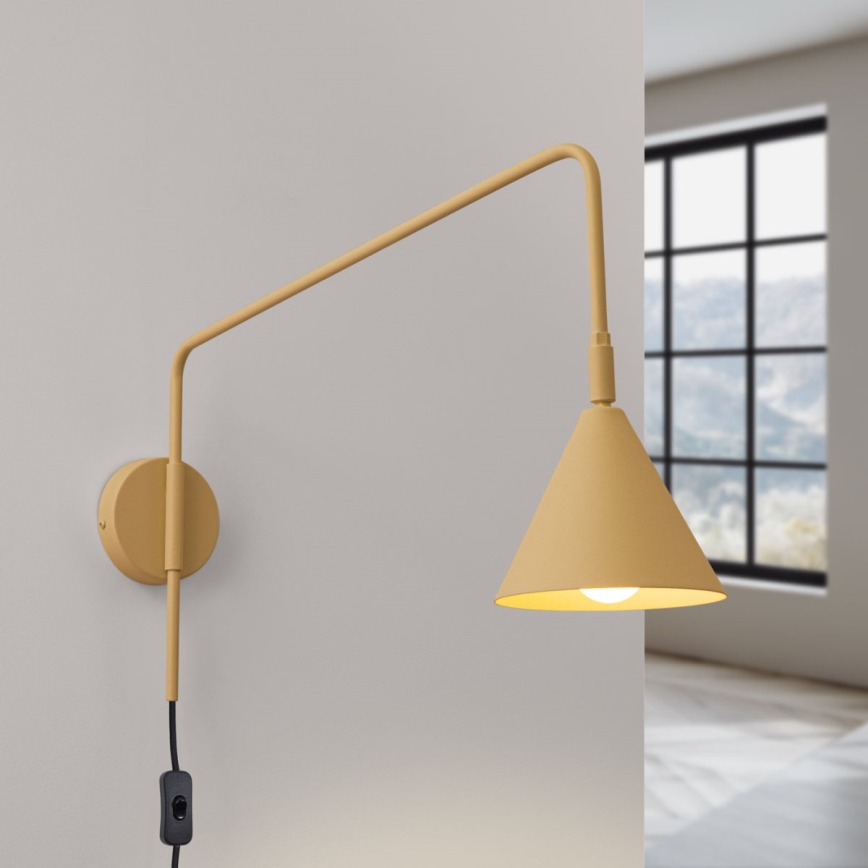 Wandlamp NOX 1xE14/10W/230V goud