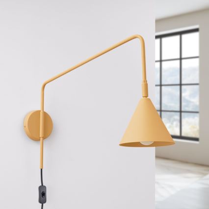 Wandlamp NOX 1xE14/10W/230V goud