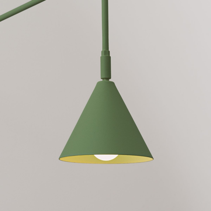 Wandlamp NOX 1xE14/10W/230V groen