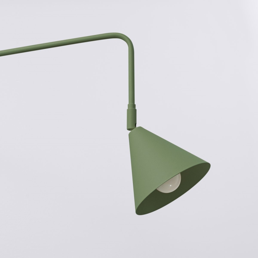 Wandlamp NOX 1xE14/10W/230V groen