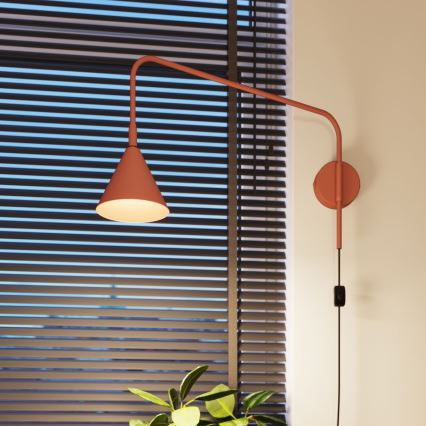 Wandlamp NOX 1xE14/10W/230V oranje