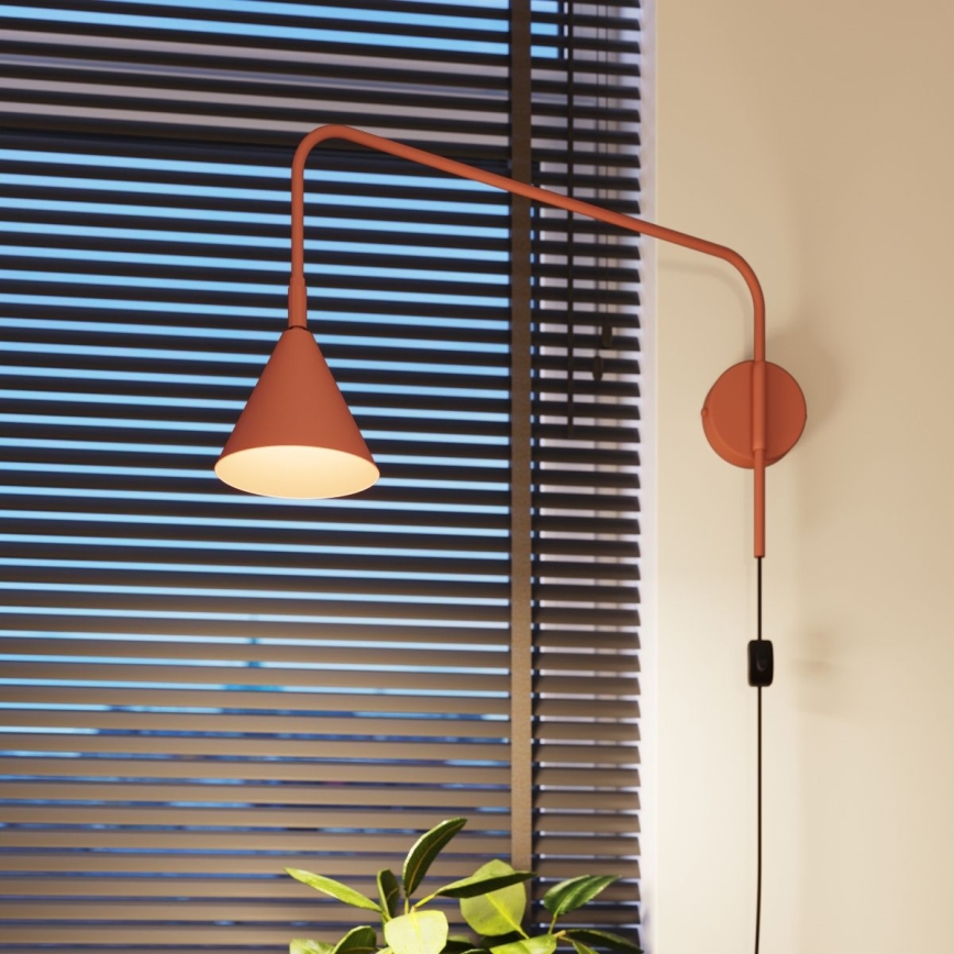Wandlamp NOX 1xE14/10W/230V oranje