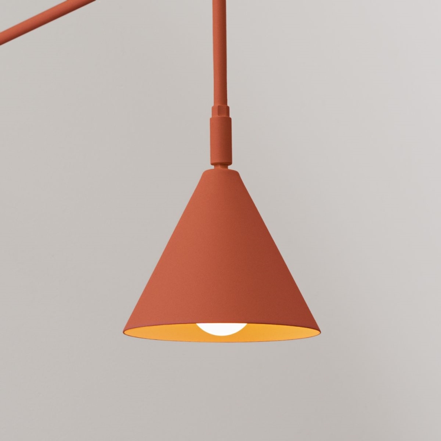 Wandlamp NOX 1xE14/10W/230V oranje