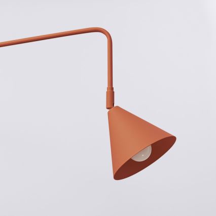 Wandlamp NOX 1xE14/10W/230V oranje