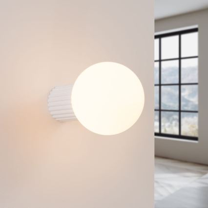 Badkamer wandlamp HALO 1xG9/8W/230V diameter 12 cm IP44 wit