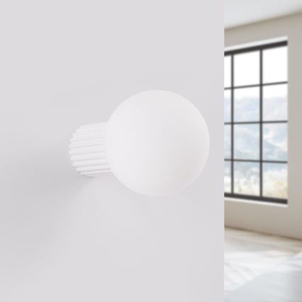 Badkamer wandlamp HALO 1xG9/8W/230V diameter 12 cm IP44 wit