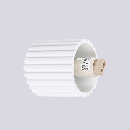 Badkamer wandlamp HALO 1xG9/8W/230V diameter 12 cm IP44 wit