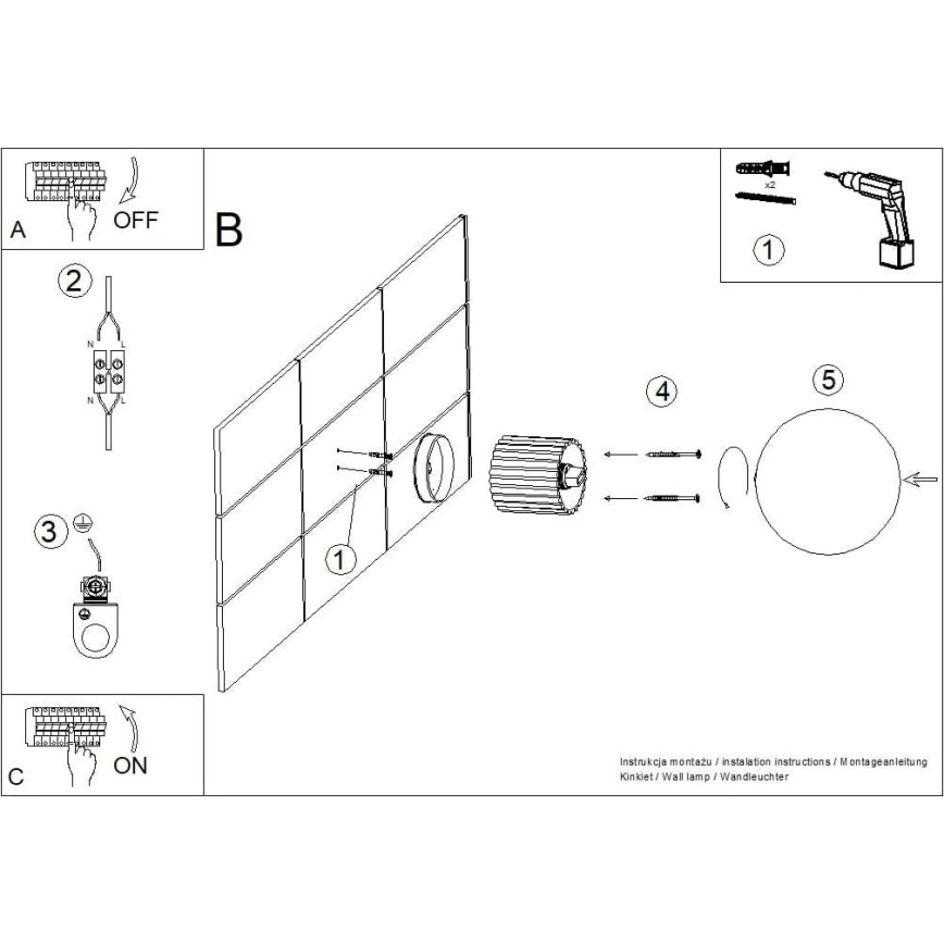 Badkamer wandlamp HALO 1xG9/8W/230V diameter 12 cm IP44 wit