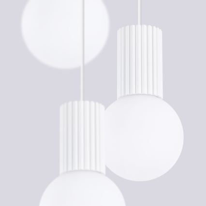 Hanglamp aan een koord HALO 3xG9/8W/230V diameter 25 cm wit