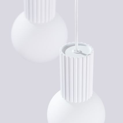 Hanglamp aan een koord HALO 3xG9/8W/230V diameter 25 cm wit