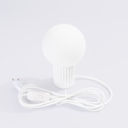 Tafellamp HALO 1xG9/8W/230V diameter 12 cm wit
