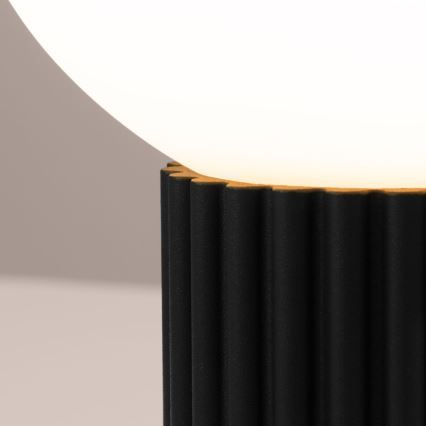 Tafellamp HALO 1xG9/8W/230V diameter 12 cm zwart